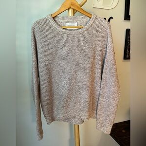 REI Co-op Heather Brown Crew Neck Organic Cotton Sweater Women’s Size XL